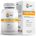 7c Sam e 400mg Supliment (S-Adenosilmetionină), Vitamina B6, B12 Adăugată la îmbunătăţirea eficienţei Sam-e, Mood şi comfort comun, Vegan, non-GMO, Gluten-Free, 60 capsule acoperite cu enteric