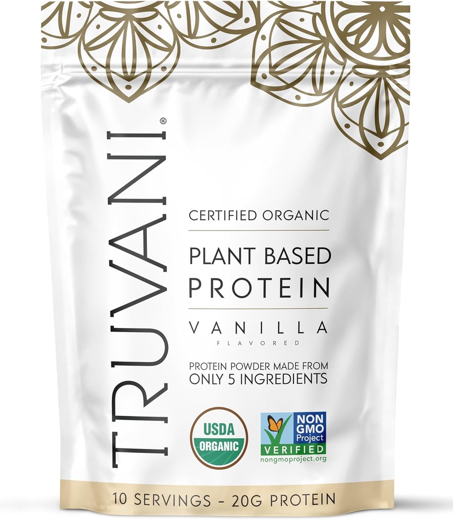 Truvani Vegan Pea Powder Proteina de Pudra de Pisicuță 