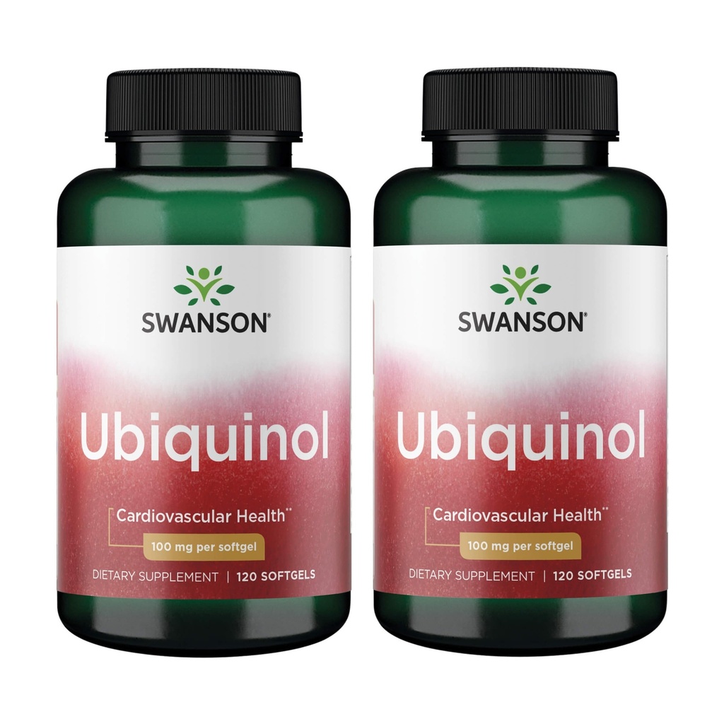 Swanson Ubichinol 100 mg 120 Sgels 2 Pachet