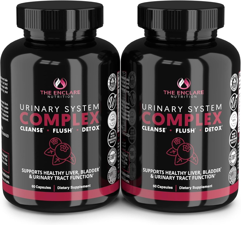 NUTRIŢIA ENCLARE D Capsule Manose 1000mg cu pastile de cranberry pentru femei şi bărbaţi, Hibiscus & Dandelion. Rapid-Actionare de tract urinar Sănătate, Control al vezicii urinare, Suport hepatic, Curățenie renală & Detoxifiere(2)