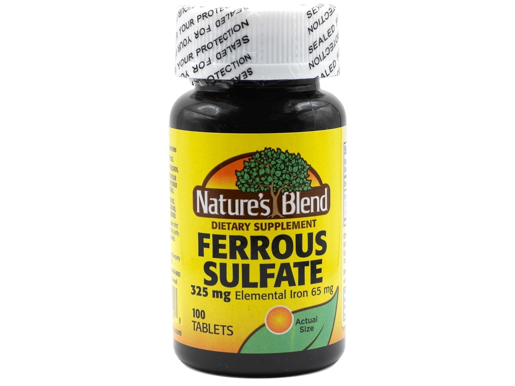 Natura lui Blend Ferous sulfate de fier 325mg BPK, Asortate, comprimate, 100 Conte