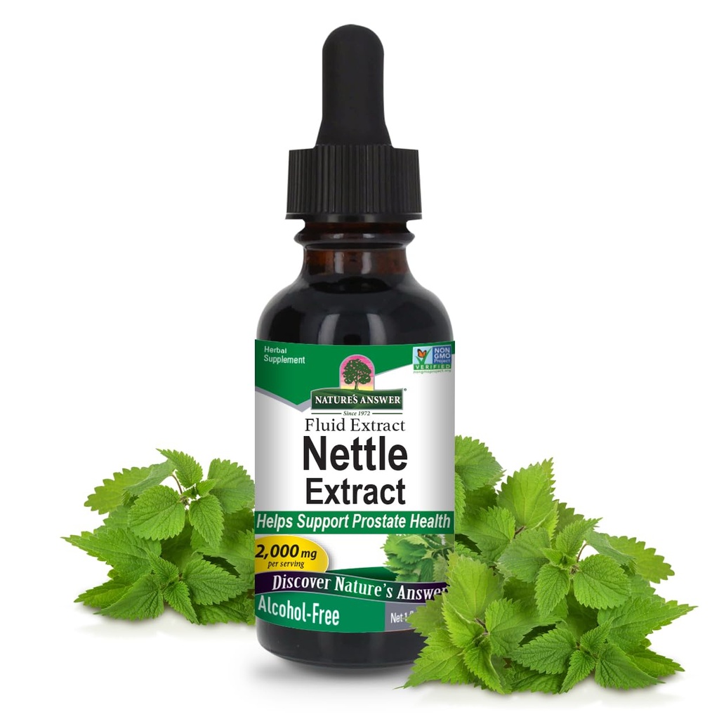 Nature's Răspuns Nettle Leaf 1oz Extract de Prostate Suppot 