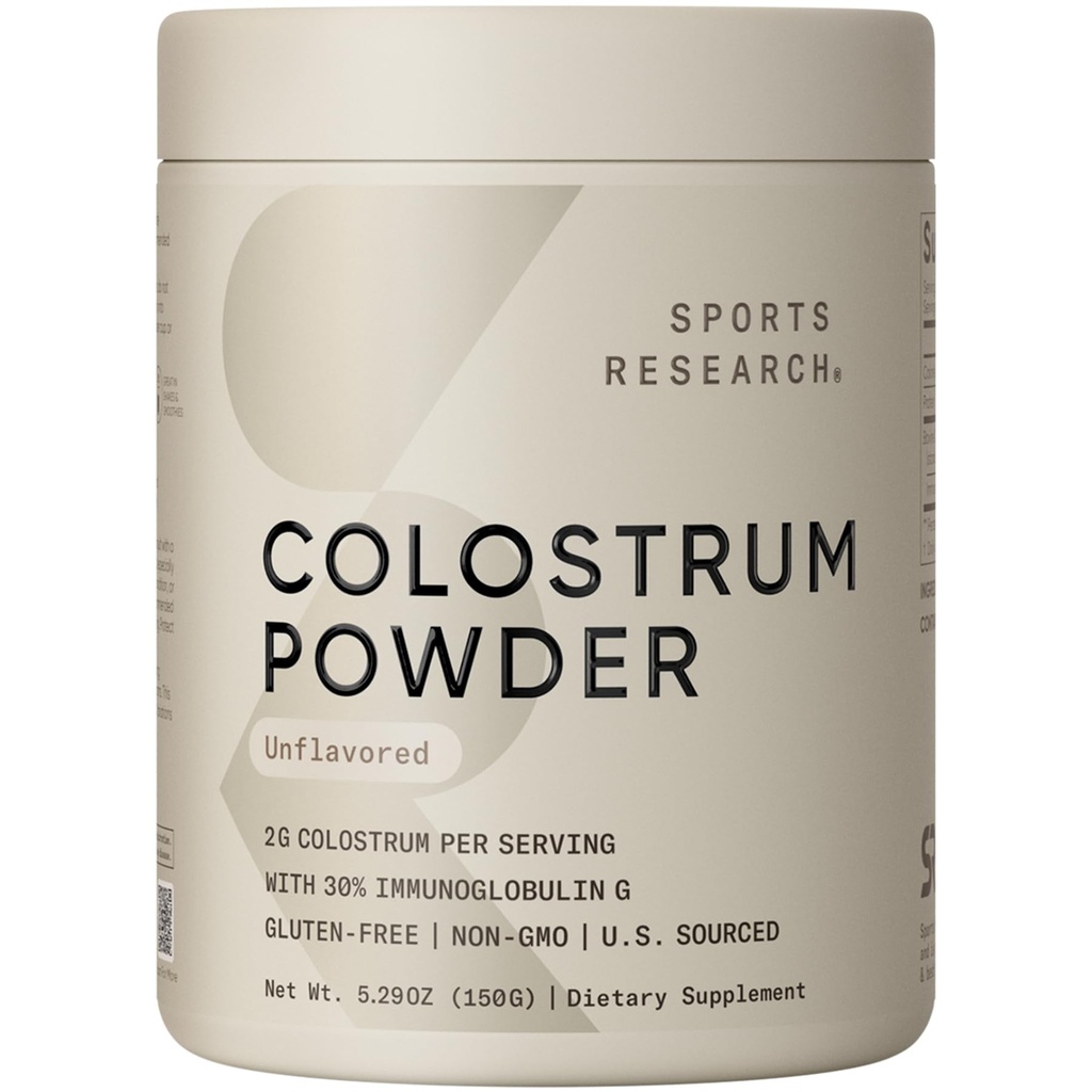 Sports Research® Bovine Colostrum Powder 