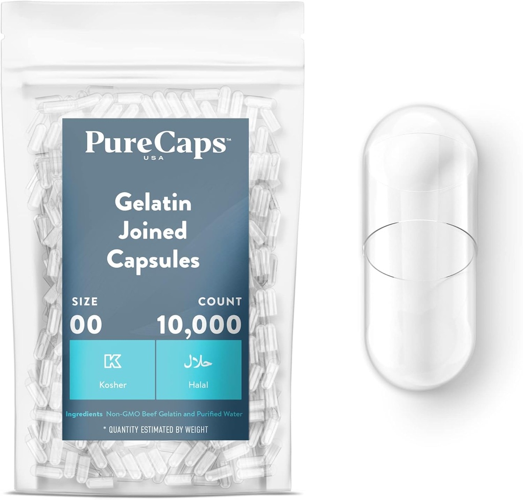PureCaps Statele Unite ale Americii - capsule goale marunt Dimensiune 00