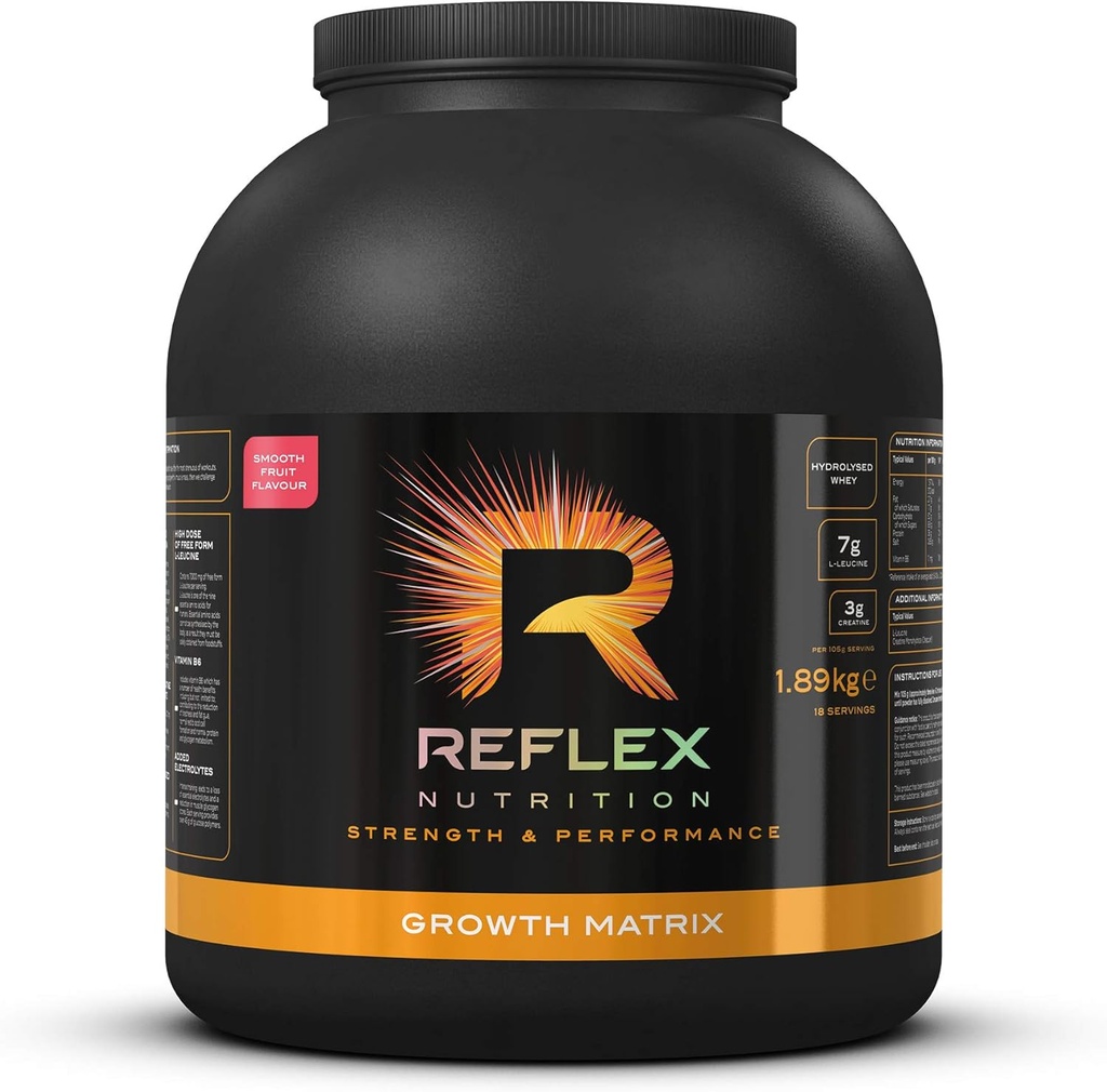 Nutriție Reflex - Matrix de creștere (1,89Kg) - Fructe netede