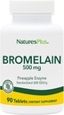 Naturals Plus Bromelain - 500 mg, 90 comprimate vegetariene - Suplimentul natural de enzime  Proteolitice - gluten-free - 90 Servings