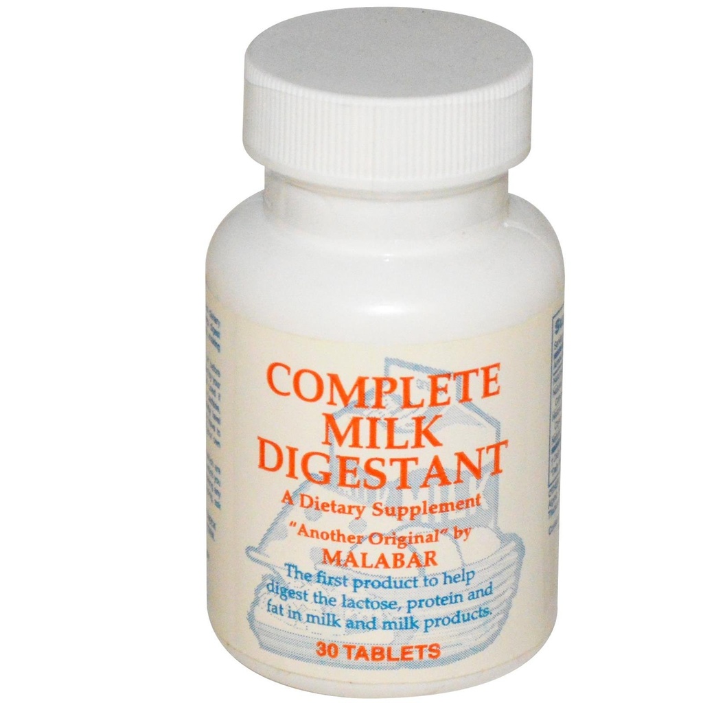 Malabar Digestant complet lapte - 30 comprimate