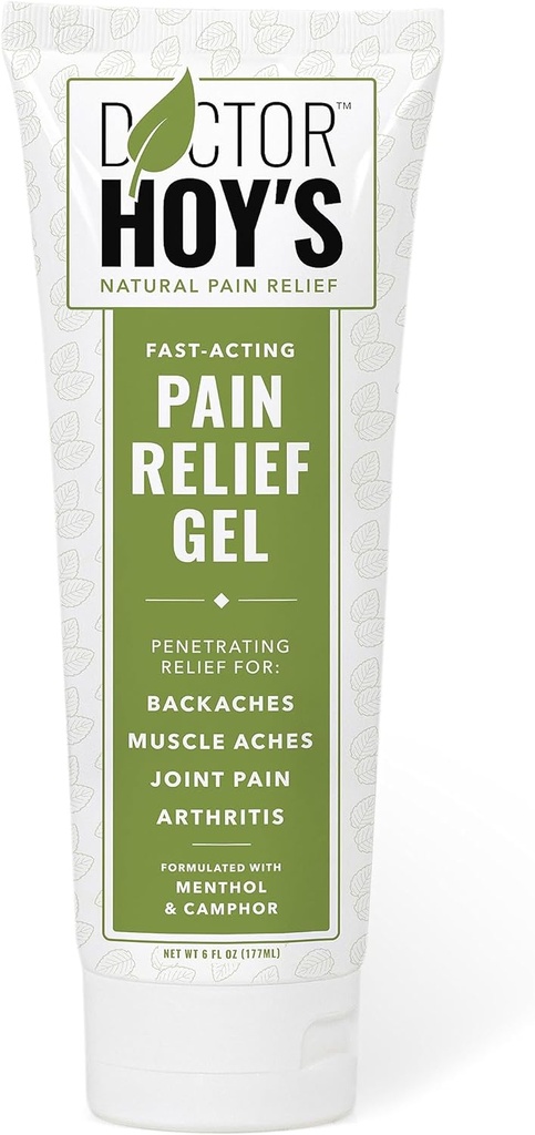 Gel natural de calmare a durerii al doctorului HOY, gel antiinflamator Arnica Topical pentru artrită, dureri articulare şi dureri musculare - Curăţenie, siguranţă şi eficacitate de ameliorare a durerii