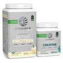 Sunwarrior Create Powder & Vanilla Active Proteina organica Set 