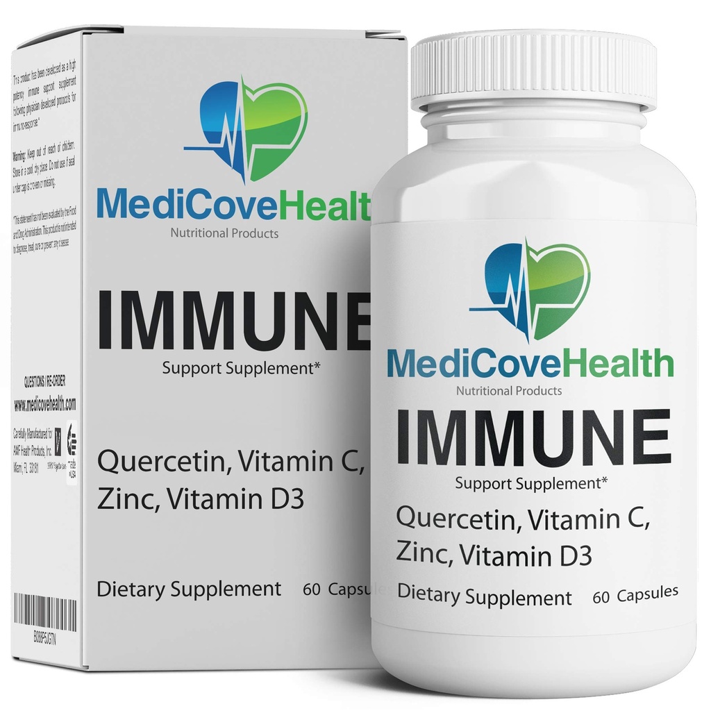 Ivory Caps Immune Support: Querbetin, Vitamina C, Zinc, Vitamina D3