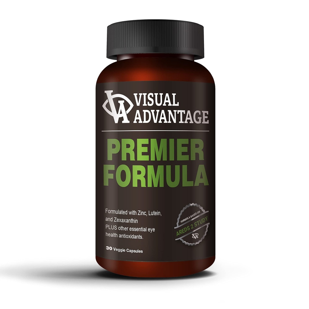 Formula premier pentru sănătatea ochilor - trei luni de aprovizionare - dezvoltat pentru suport macular legat de vârstă (AMD) - Doar 1 pastila pe zi