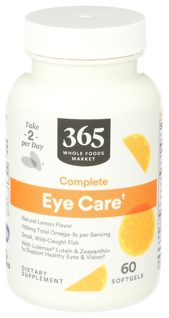 365 by Whole Foods Market, Omega Eye Care, 60 t