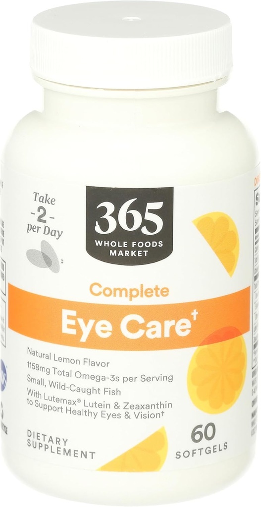 365 by Whole Foods Market, Omega Eye Care, 60 t