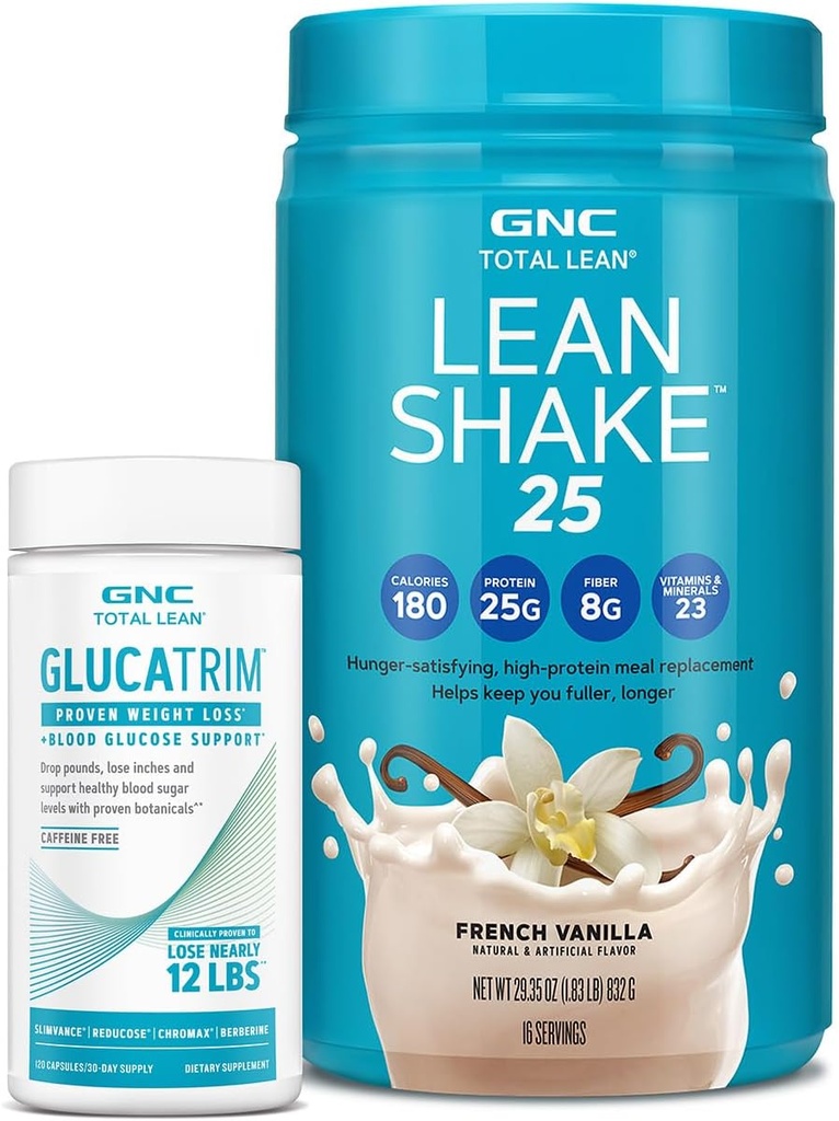 GNC Total Lean GlucaTrim - 120 capsule (60 Serviri) + GNC Total Lean 