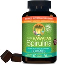 Nutrex Hawaii Spirulina | Grown Outside in Kona Hawaii | Natural Superfood Supplement (60 Count, Gummy)