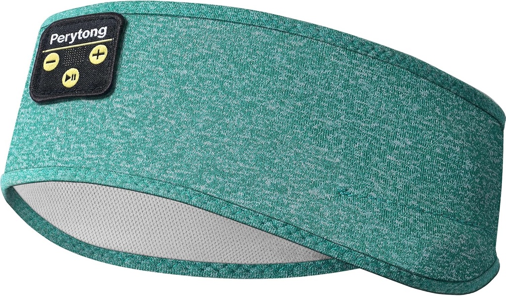 Căști de dormit Perytong, Bluetooth Sports Headband Căști cu Ultra-Thin HD Stereo Speakers Perfect pentru dormit, Workout,Jogging, Yoga, Insomnie, Air Travel, Meditatie