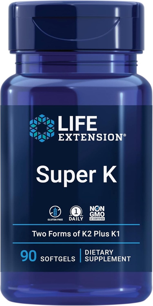 Extensie de viață Gamma E Tocopherols mixte & Tocotrienols 60 Softgels și Super K Vitamina K1 K2 MK-7 MK-4 Vitamina C 90 Softgels Bundle
