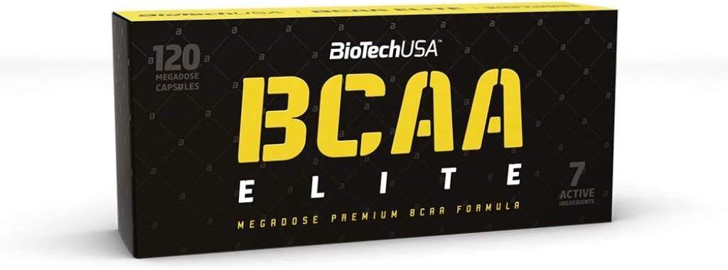 BioTechUSA Elite Series BCAA Elite 120 Capsule Aminoacidi cu L-Leucină, L-Isoleucină şi L-Valină. Suplimentul BCAA