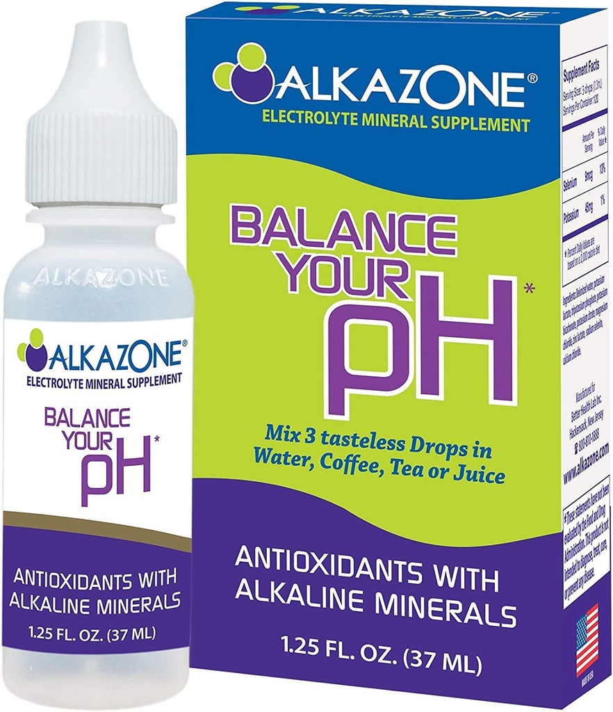 AlkaZone - pH-ul alcalin scade 1,25 fl oz (3-Pachet)