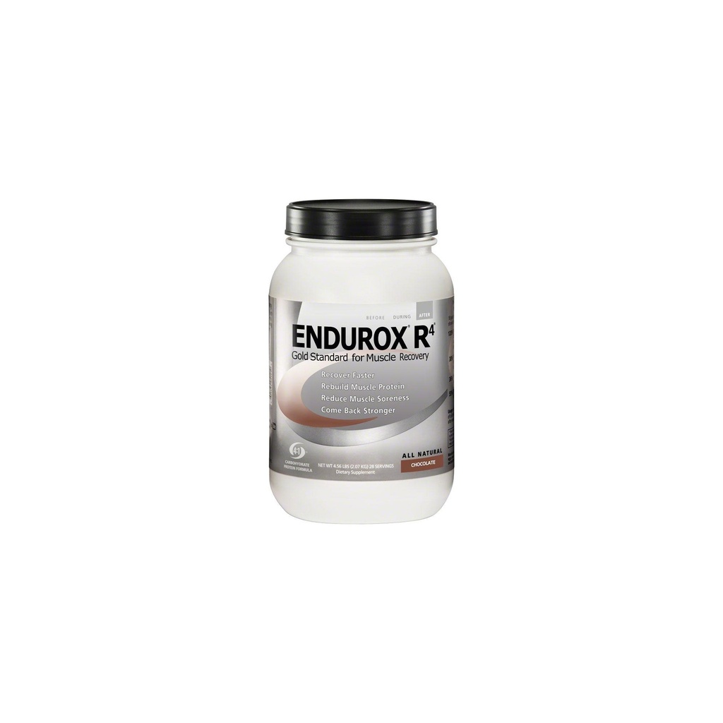 Endurox R4 de PacificHealh - Toate naturale post antrenament de recuperare băutură amestec cu proteine + carbohidrati si electroliti - pentru recuperare mai rapida, reducerea Soreness & musculare Reconstruire - 28 Serviri (Chocolate)