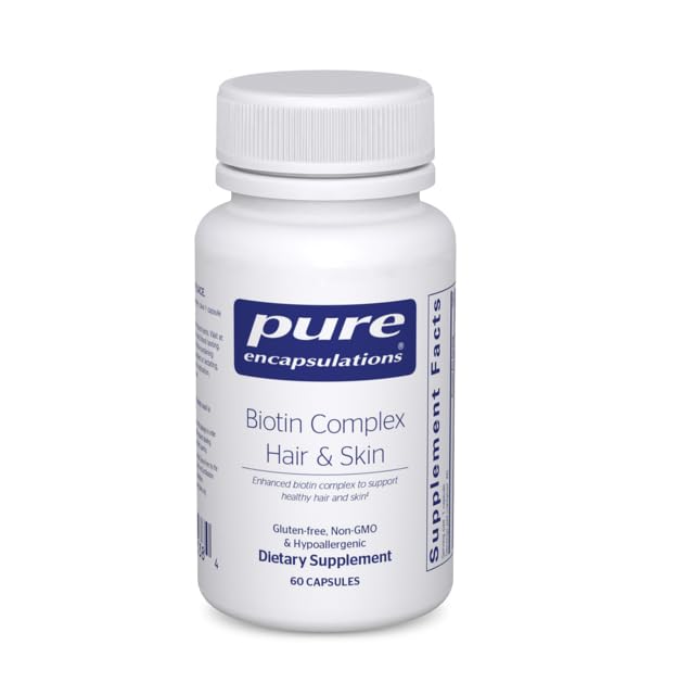 Pure Encapsulations Biotin Complex de păr și piele 