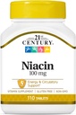Comprimate de Niacin din secolul 21, 100 mg, 110