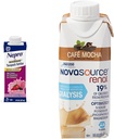 Nepro Nutriţie Shake pentru dializă Pacienţi cu proteine 19g, 420 Calorii, Berry amestecat, 24 Conte şi NOVASOURCE Formula renală pentru dializa Pacienţi cu 475 Calorii, 22g Proteine, Mocha, 24 Conte
