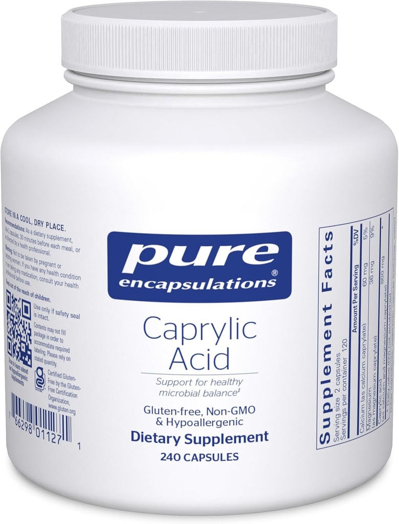 Pure Encapsulations Caprilic Acid 
