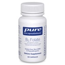 Pure Encapsulations B12 Folate - Suplimentul de energie pentru a sprijini nervii, energie de suport metabolic și cognitiv * - cu vitamina B Folate ca Metafolin - 60 capsule
