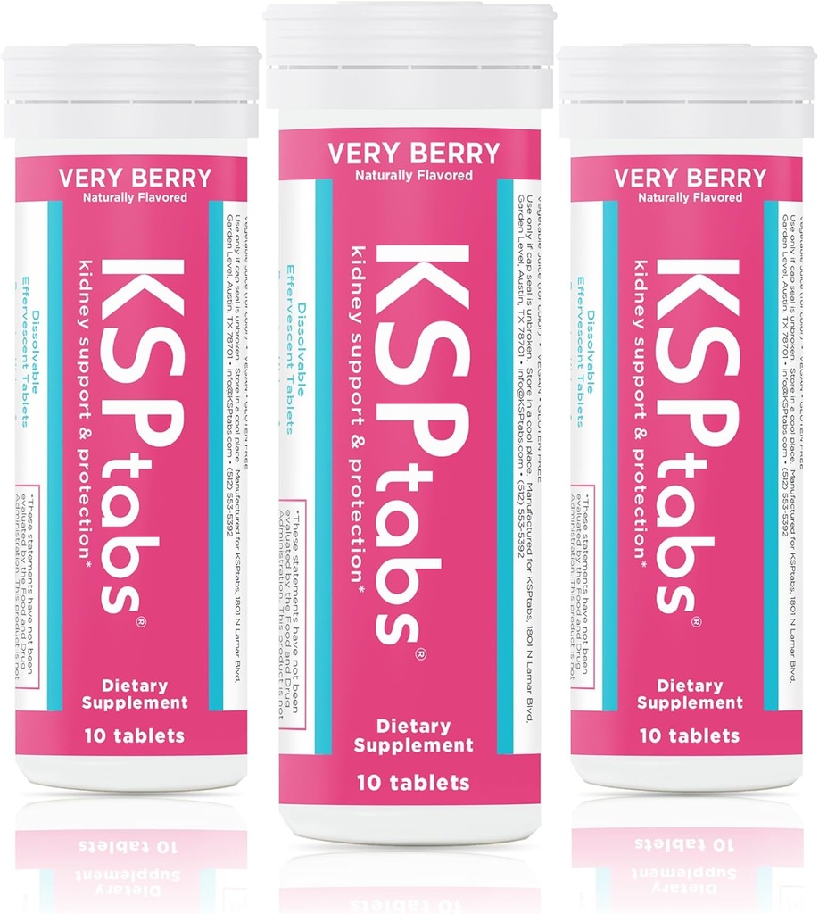 Toate naturale Hidratare & Rinichi Suplimentul la Combaterea Oxalate de calciu Crystal Formarea, Foarte Berry-3 Pack