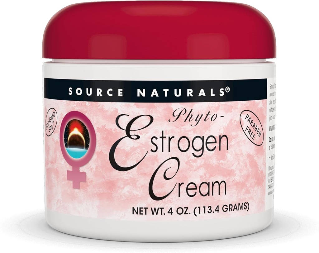 Sursa Naturals Phyto-Estrogen Cream, Paraben-Free - 4 oz Cream