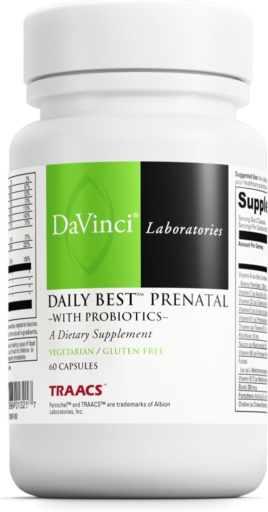 DAVINCI Labs - Daily Best Prenatal - 60 Capsule