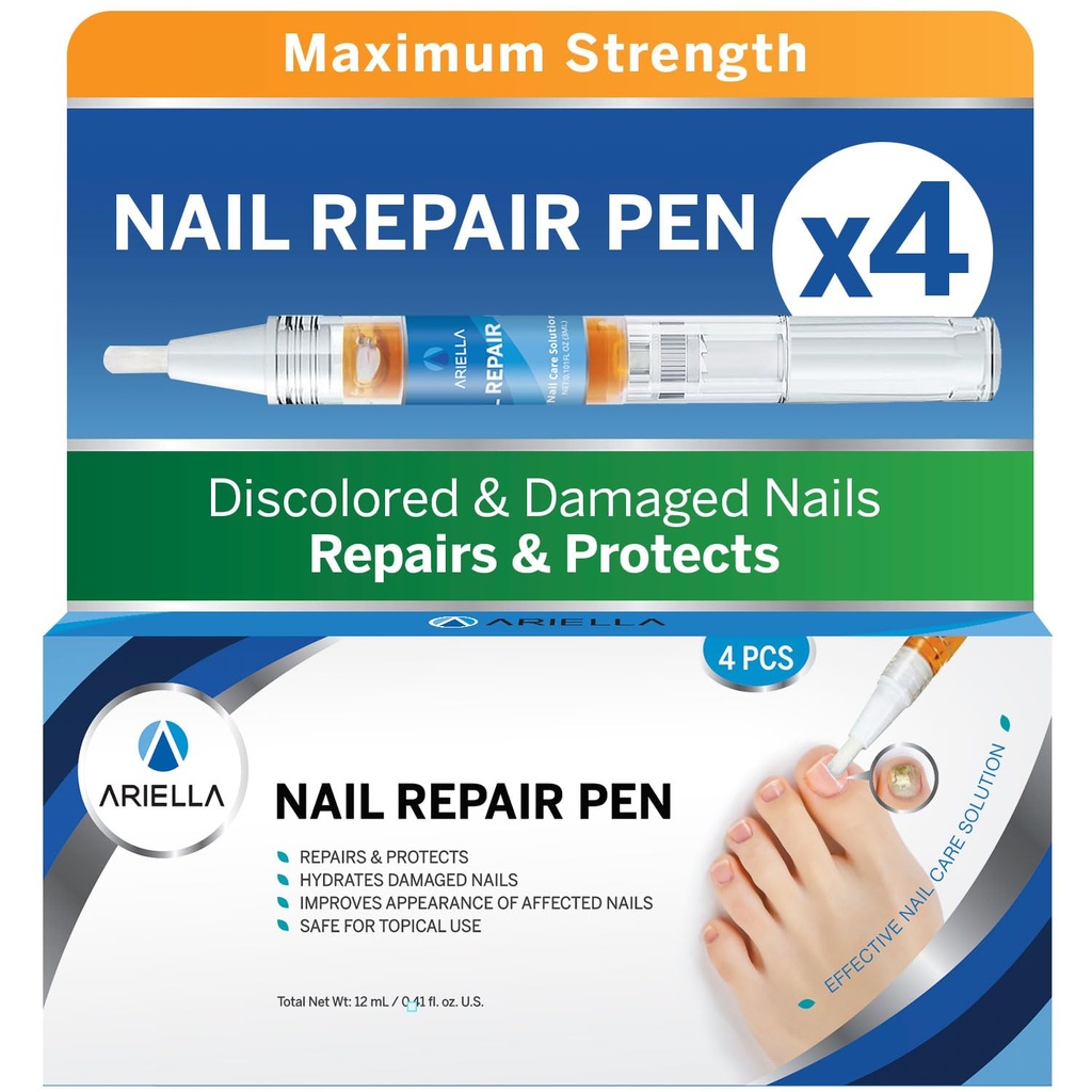 Toenail Fungus Treatment Extra Strength: Nail Fungus Treatment for Toenail - Fungal Nail Repair Pen 4 Packs