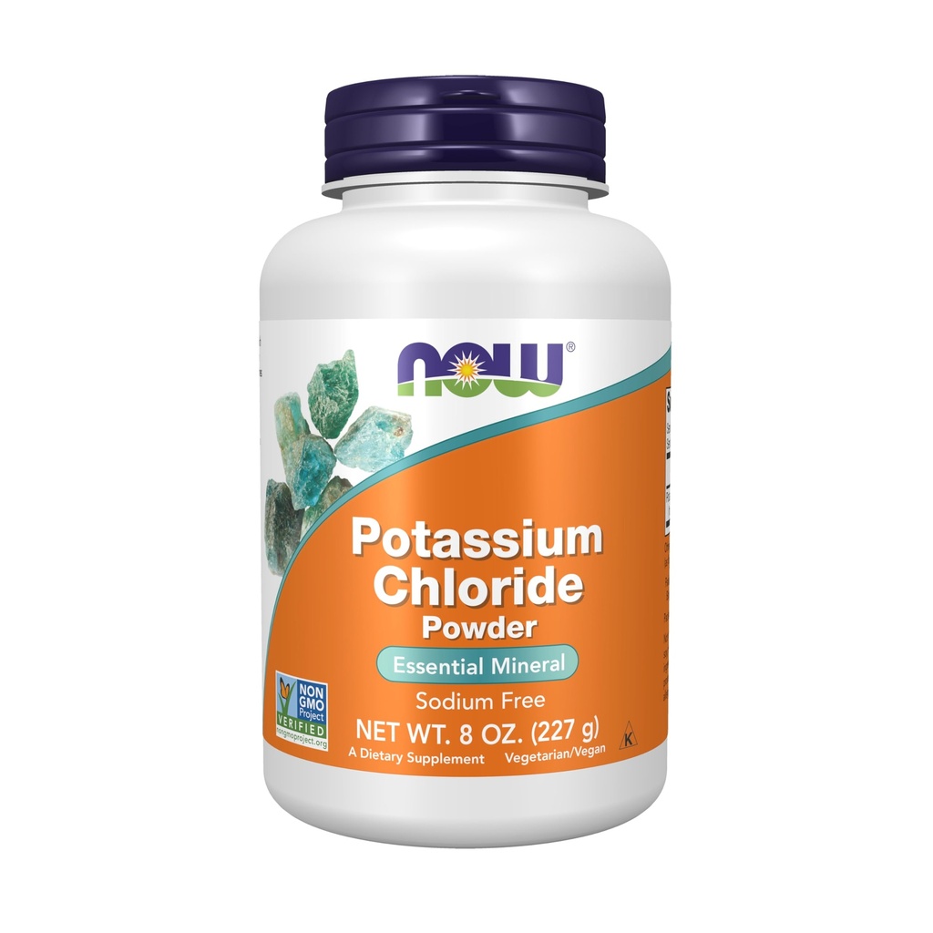 ACUM Alimente Suplimente, Pudră de clorură de potasiu, Certified Non-GMO, Minerale esențiale*, 8-Ounce