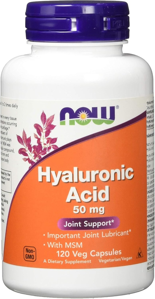 ACUM Alimente - Acid hialuronic cu MSM 50 mg. - 120 Capsule vegetariene