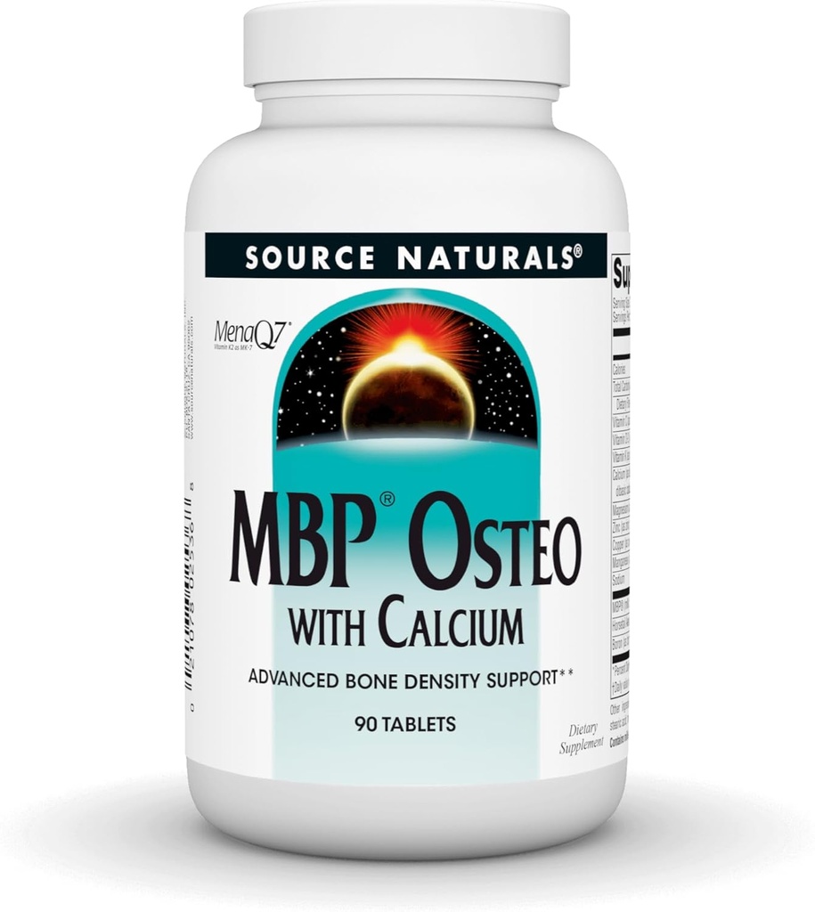 Sursa Naturale MBP Osteo cu calciu, Advanced Bone Density Support*, 90 comprimate