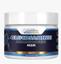 VITAMISAN Premium Organic Glucosamine & Chondroitin Cream cu MSM, Arnica, & Colagen