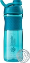 BlenderBottle SportMixer Shakeer Sticla Perfect pentru Shake-uri de proteine și Pre Workout, 28-Ounce, Teal