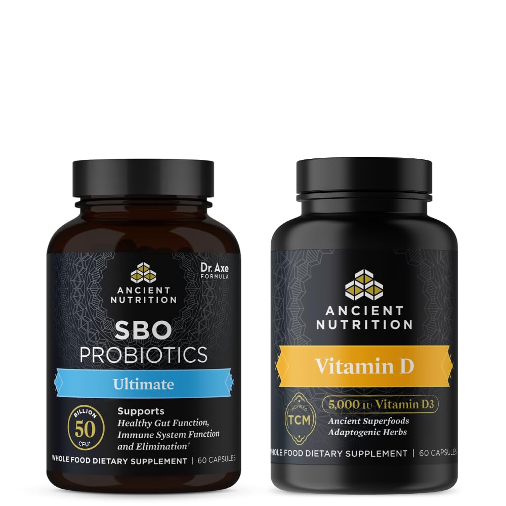 Antic Nutriție SBO Probiotice capsule, Ultimate, 60 Conte + Vitamina D capsule, 90 Conte