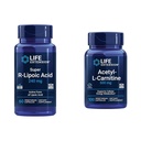 Life Extensie Super R-Lipoic Acid 240mg și Acetil-L-Carnitina 100 Capsule - Cellular Energy and Brain Health