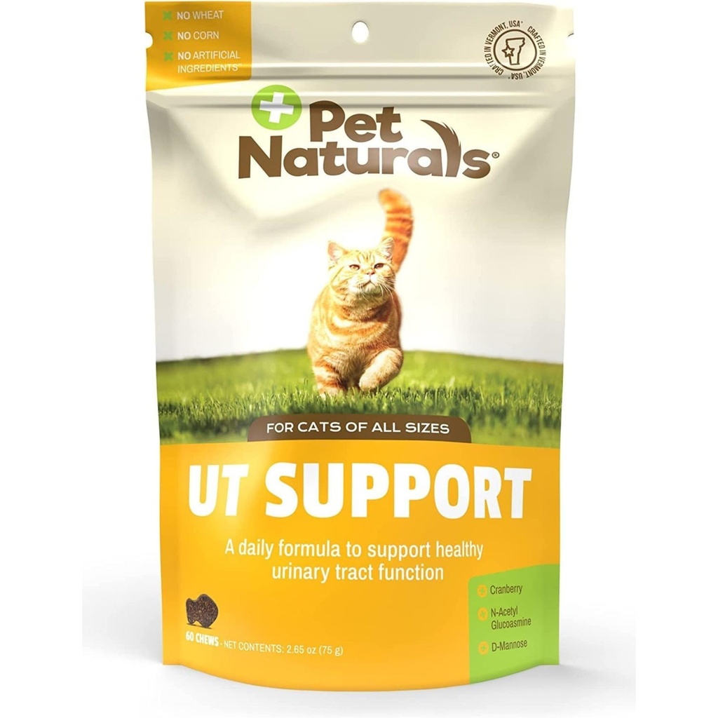 Animale de companie Naturale UT Support Suplimentul Tract urinar pentru pisici, 60 Chews