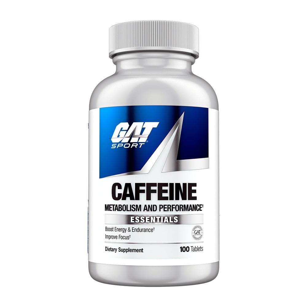 GAT Sport esențiale Cafeina Metabolism și performanță, 100 comprimate