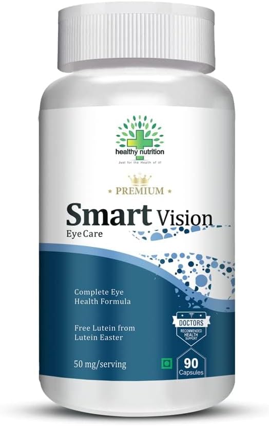 Inteligent Vision Eye Care Supliment pentru a îmbunătăți Vision, Albastru Lumina, Glare Sensibilitate & Digital Guard Formula (Lutein, Zeaxantină) -Pachet de 90 Capsule vegetariene
