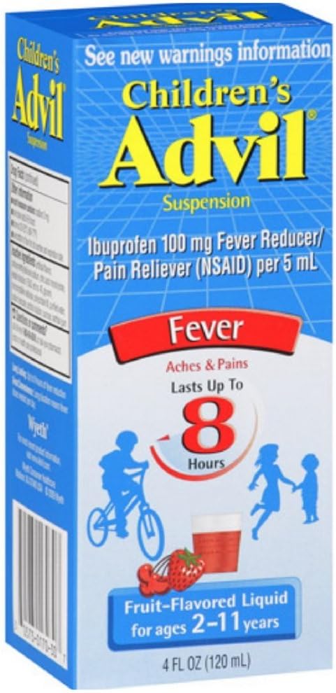 Advil, Suspensie pentru copii, Aroma de fructe, 4 Ounce
