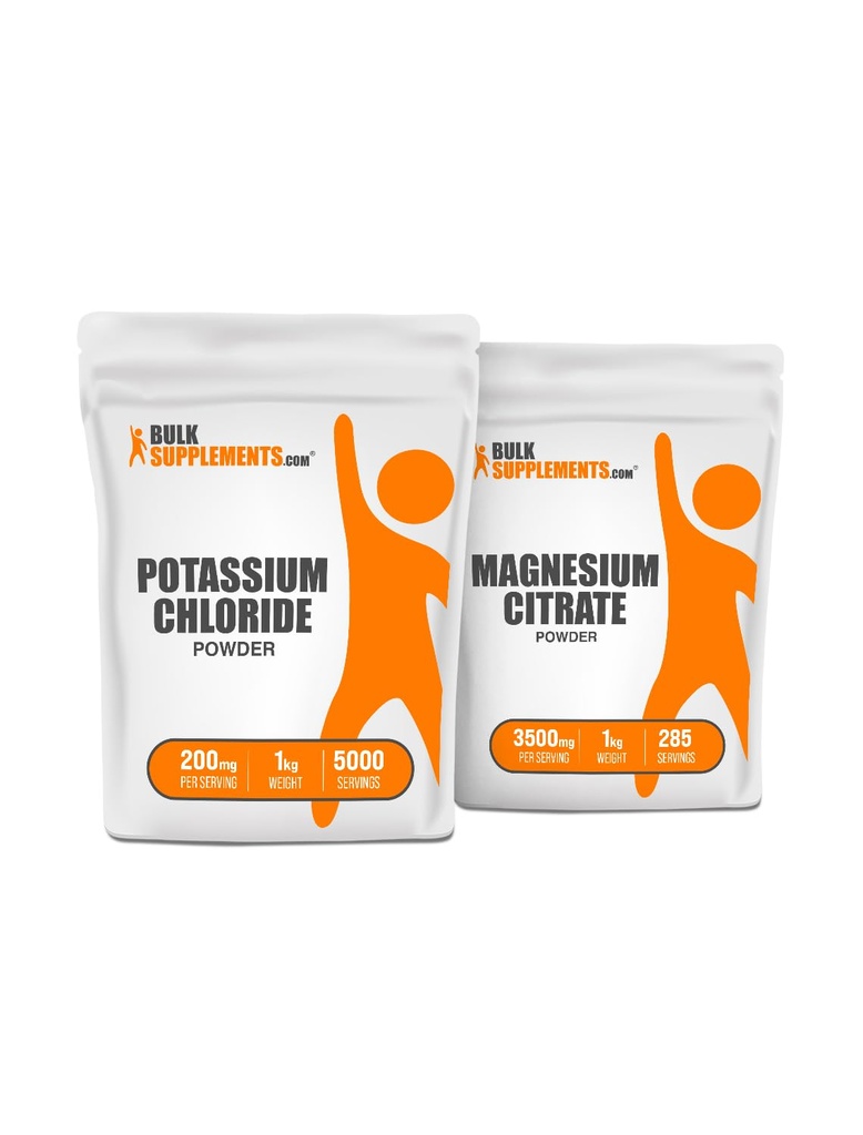 Clorura de potasiu 1 kg + Citrat de magneziu 1 kg Bundle