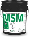MSM (Metilsulfonilmetan) - Cai de sănătate comună, confort, mobilitate și sprijin suplimentar pentru cai - 25 lb (1136 Serviri)