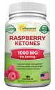 aSquared Nutritie Natural Raspberry Cetone 1000mg-180 Capsule-Weight Loss Supliment, Max Putere Plus Apetit Suppressant Diet Pastilele, Premium Lean Pudră de sănătate pentru a stimula energia pură și metabolismul