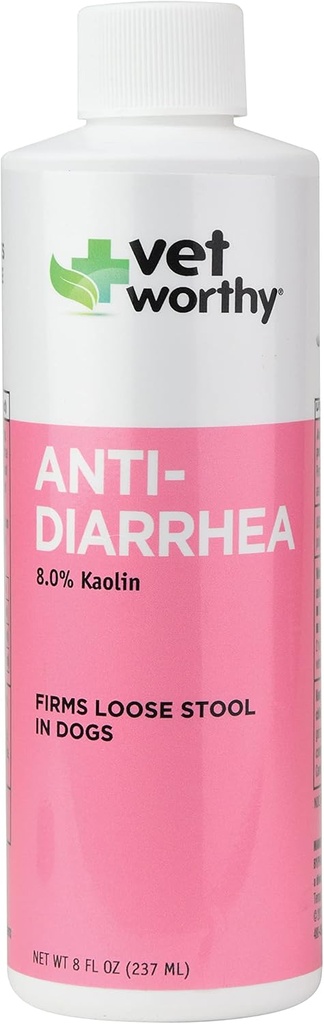 Vet Worty Anti-Diaree pentru câini - Dog Supliment pentru a ajuta la ameliorarea diareei, stomac suparat, și Discomfort - 8oz
