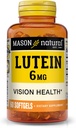 Mason Natural Lutein 6 mg cu vitamina E, 2 lună de aprovizionare, viziune sănătoasă și funcția ochilor, susține normal ochi de sănătate