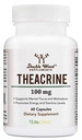 Teacrin (Teacre) 100 Mg, 60 Capsule - Suplimentul de energie și focalizare (similar la pastile de cofeină, dar mai subtil și mai lung de durată) Non-GMO și Gluten gratuit de lemn dublu